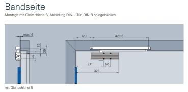 ECO Gleitschienenschließer TS 15 B – EN 1-2